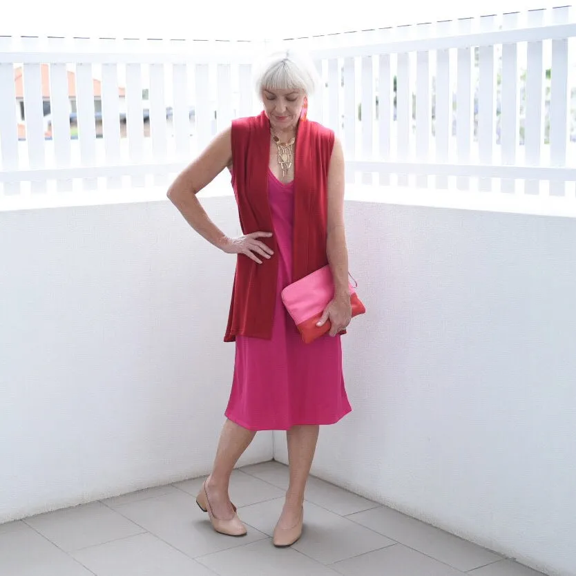 #420L Long Shift Merino Dress 175gsm
