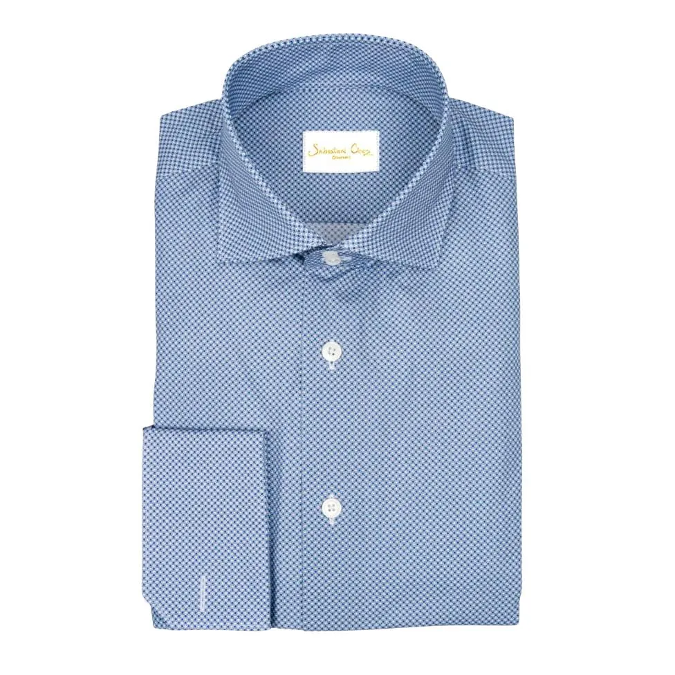 Azure Mosaic Dress Shirt @ The Vault