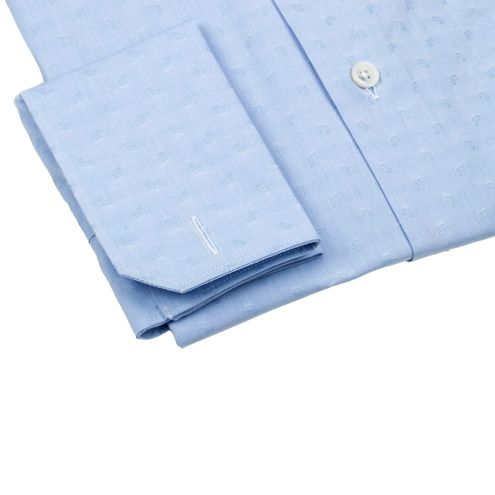 Bamino Blu Mini Paisley Dress Shirt @ The Vault