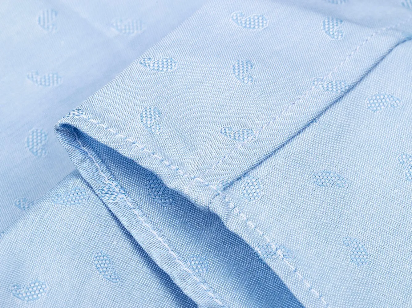 Bamino Blu Mini Paisley Dress Shirt @ The Vault