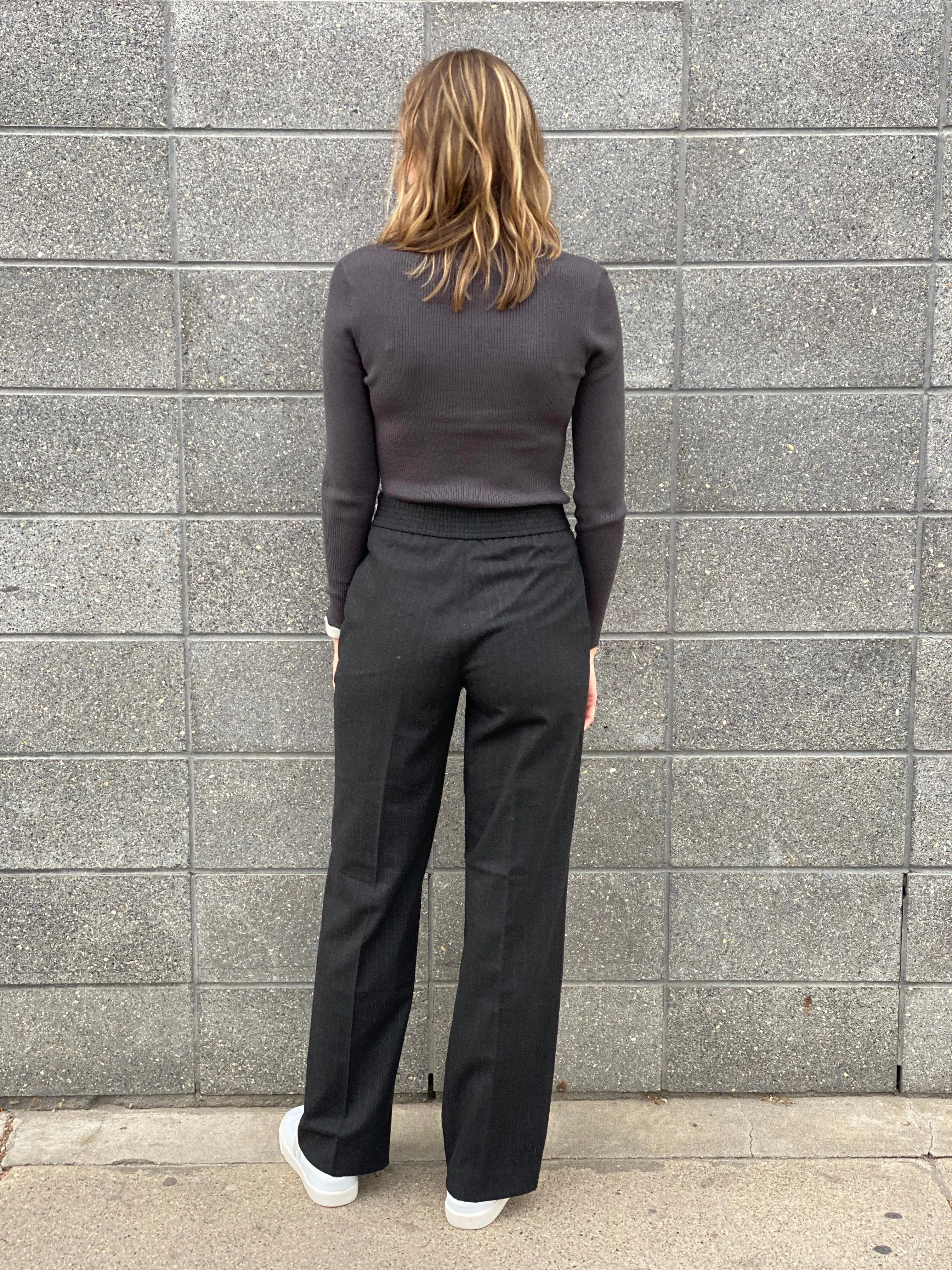 BLAKE FLANNEL FLAT FRONT TROUSER