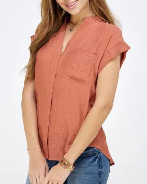 Blush Button Down Shirt