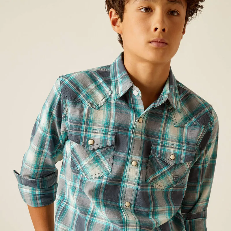 Boy's Ariat Harrington Retro Snap Shirt