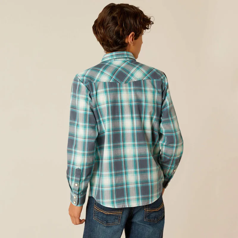 Boy's Ariat Harrington Retro Snap Shirt