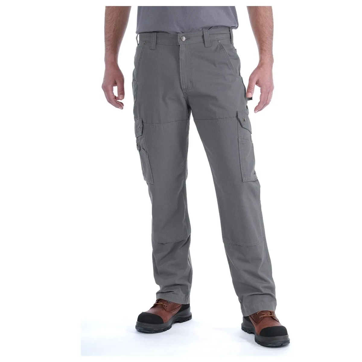 Carhartt&#x20;B342&#x20;Ripstop&#x20;Cargo&#x20;Work&#x20;Pant&#x20;-&#x20;Gravel