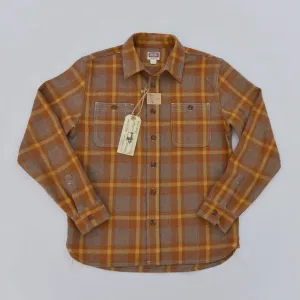Casual Wool Plaid Shirts with Button Front and Long Sleeves