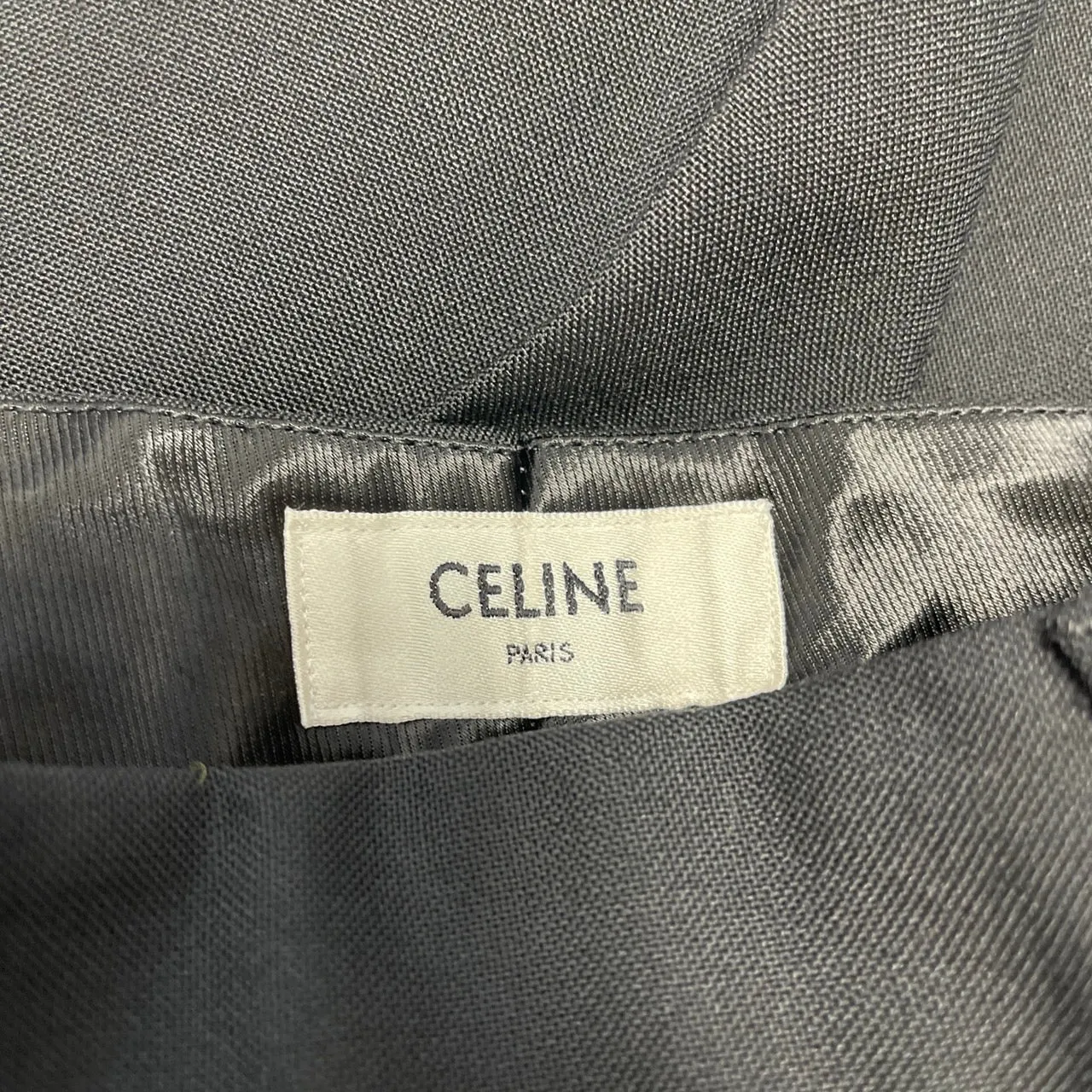 CELINE Wool Mohair Classic Slacks Pants