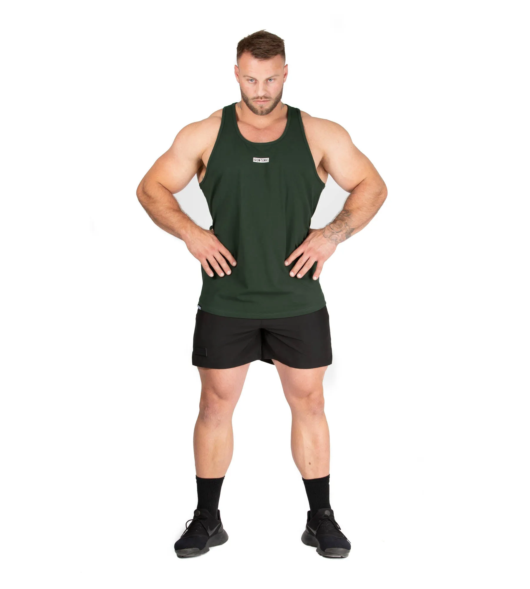 Classic Muscle Singlet - Guerrilla Green