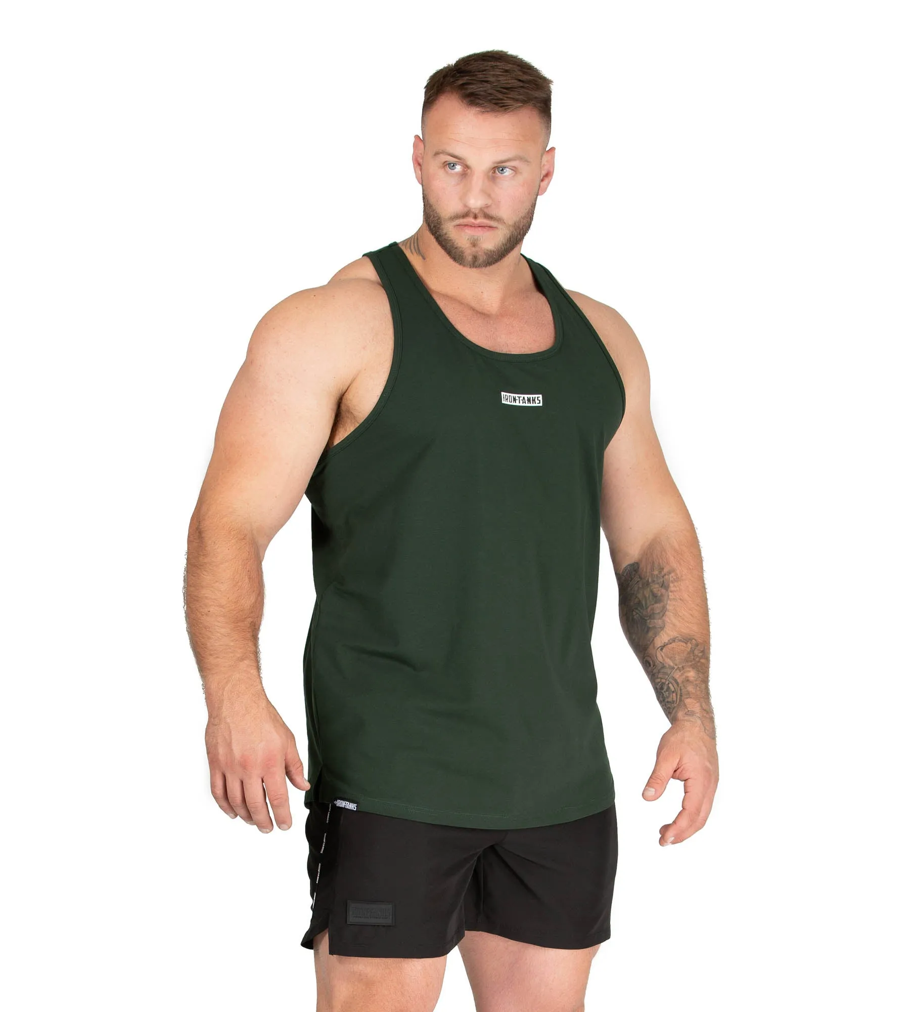 Classic Muscle Singlet - Guerrilla Green