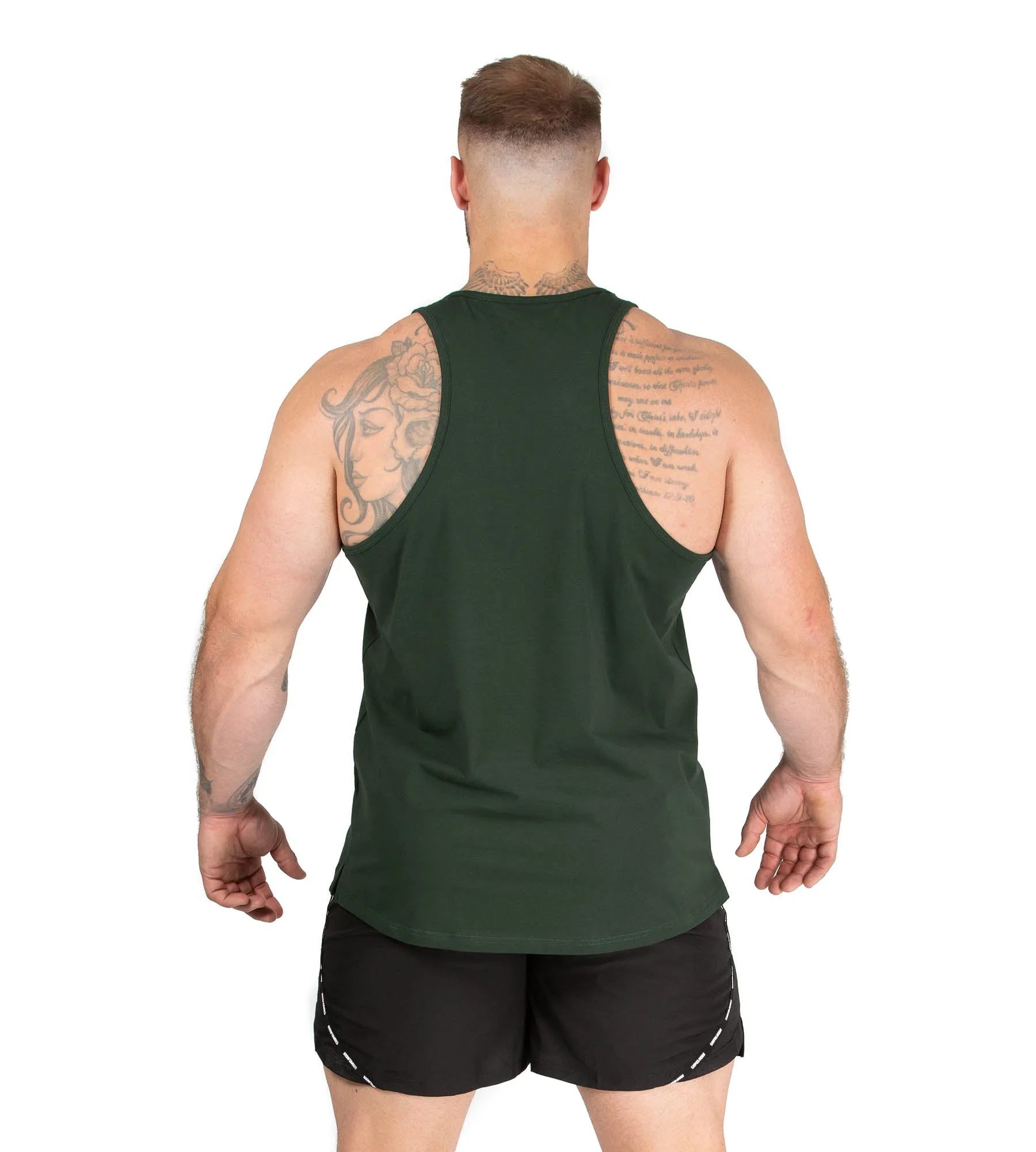 Classic Muscle Singlet - Guerrilla Green