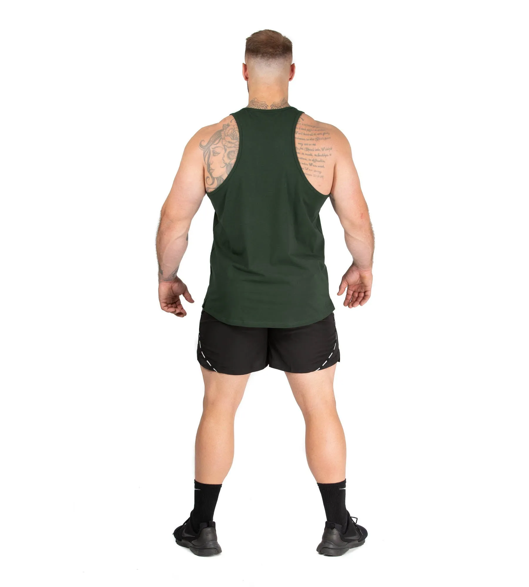 Classic Muscle Singlet - Guerrilla Green