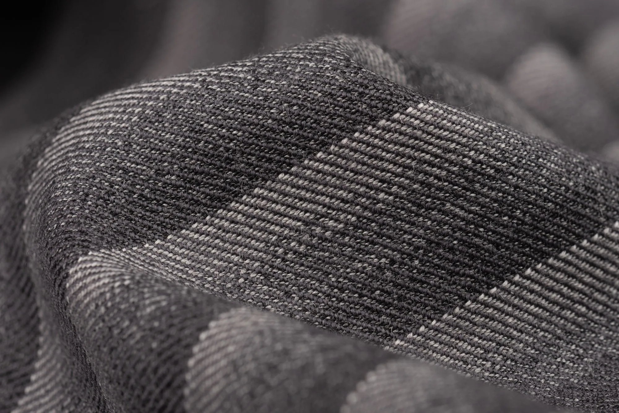 D'AVENZA Roma Handmade Gray Striped Wool-Cashmere Suit EU 50 NEW US 40