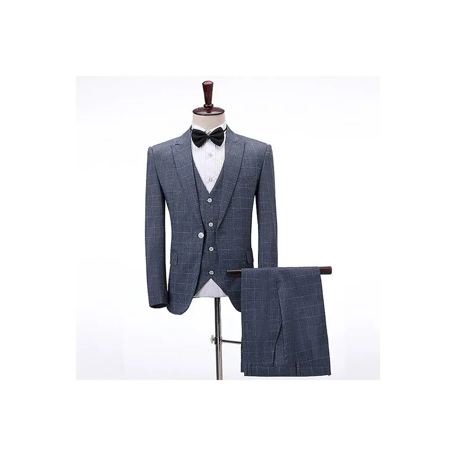 ExoticaLux Skinny Fit 3 Piece Suit