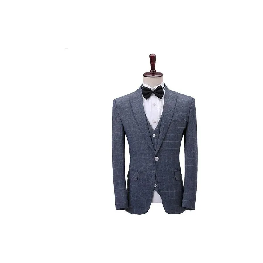 ExoticaLux Skinny Fit 3 Piece Suit