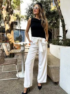 FREYA High Waisted Pants - White