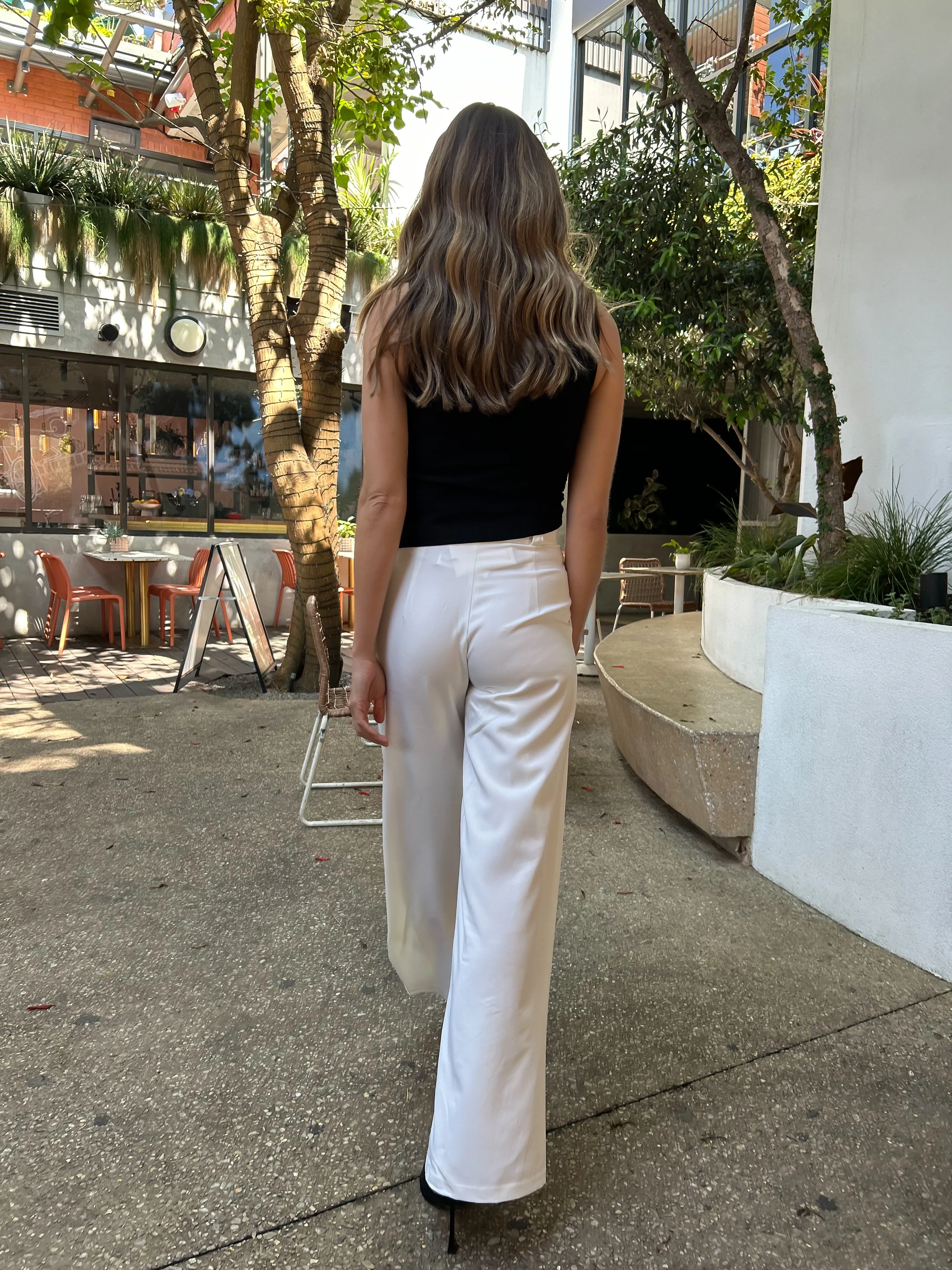FREYA High Waisted Pants - White