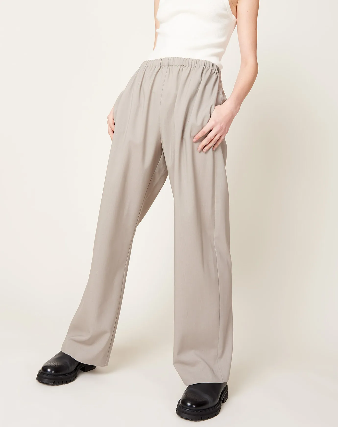 Full Leg Pull-on Pant in Fog