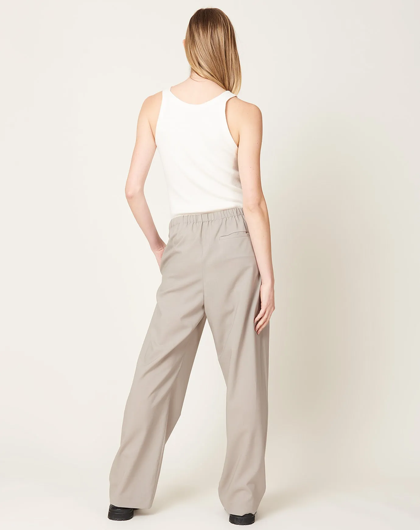 Full Leg Pull-on Pant in Fog