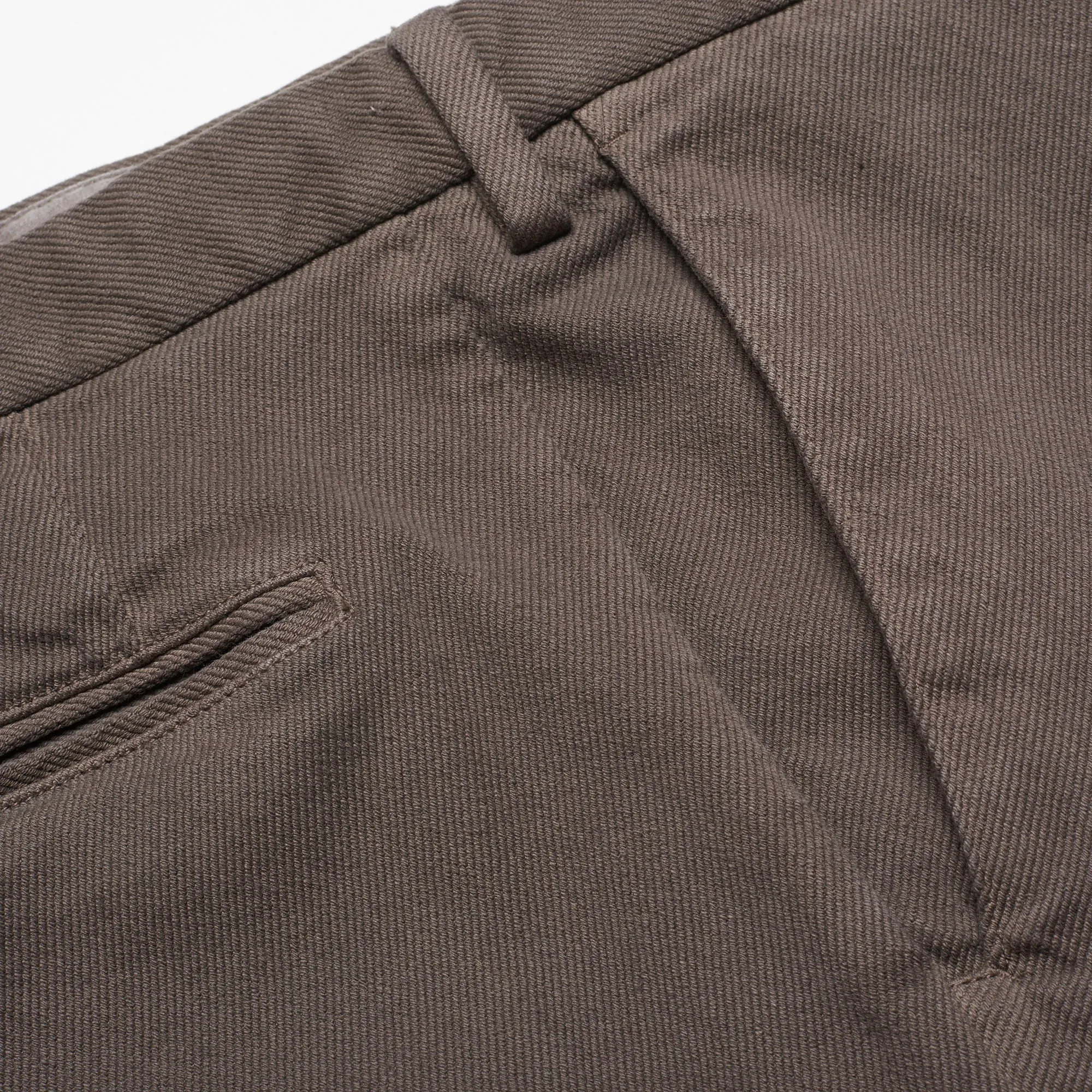 INCOTEX (Slowear) Gray Twill Cotton Flat Front Pants EU 60 NEW US 44 Slim Fit