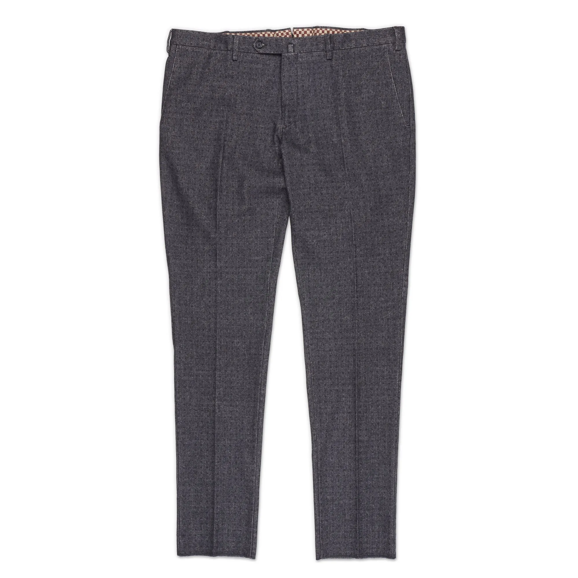 INCOTEX (Slowear) Grayed Cotton Blend Flat Front Pants NEW Slim Fit