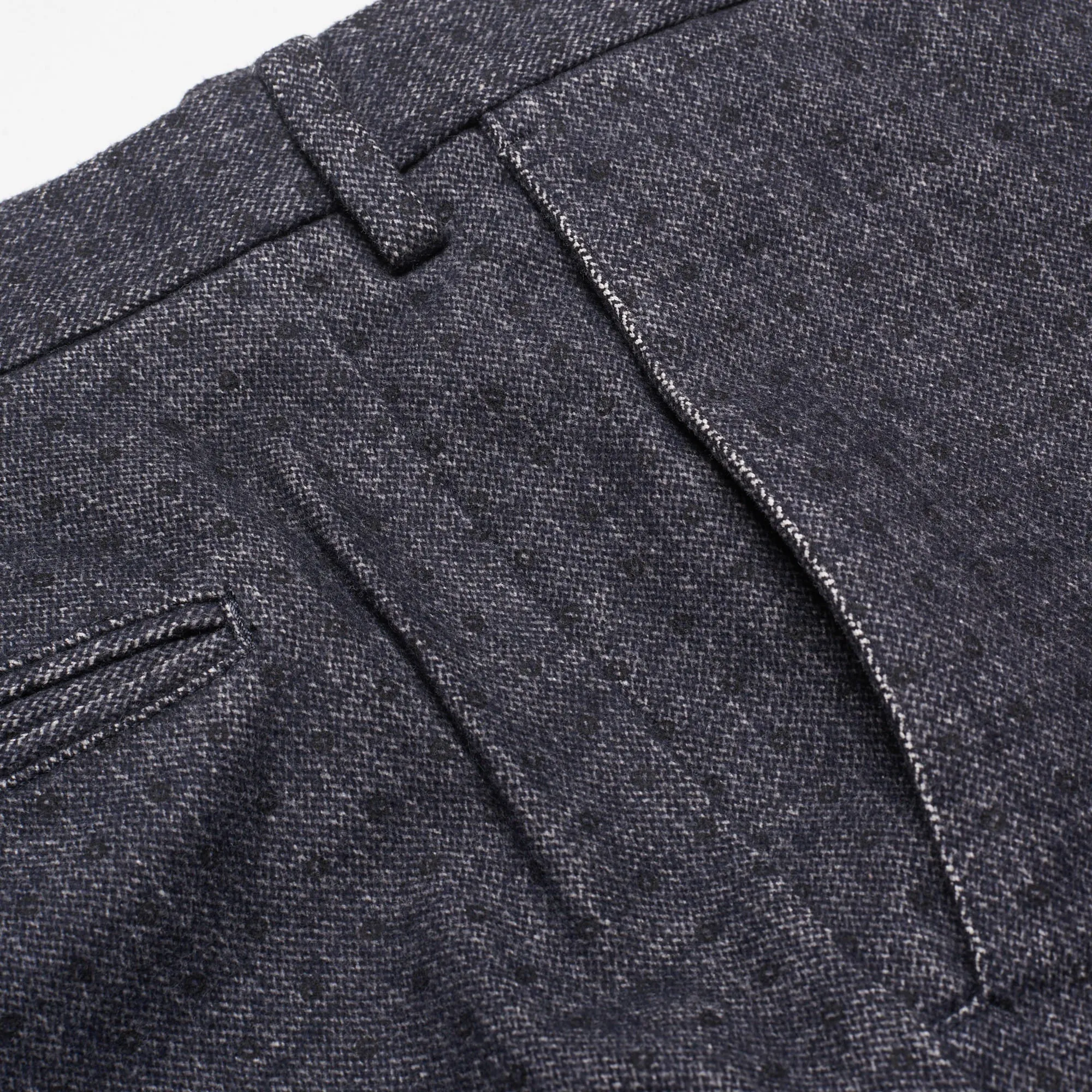 INCOTEX (Slowear) Grayed Cotton Blend Flat Front Pants NEW Slim Fit