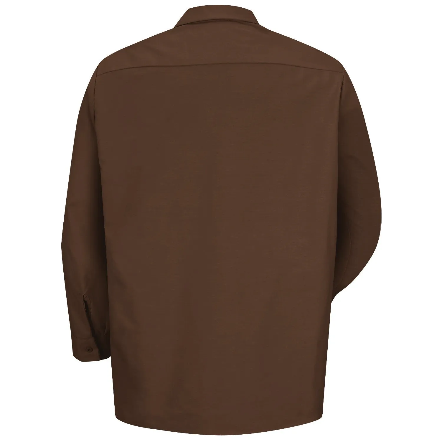 Industrial Work Shirt Long Sleeve - Brown