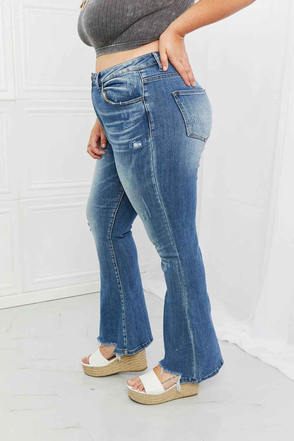 Iris High Waisted Flare Jeans