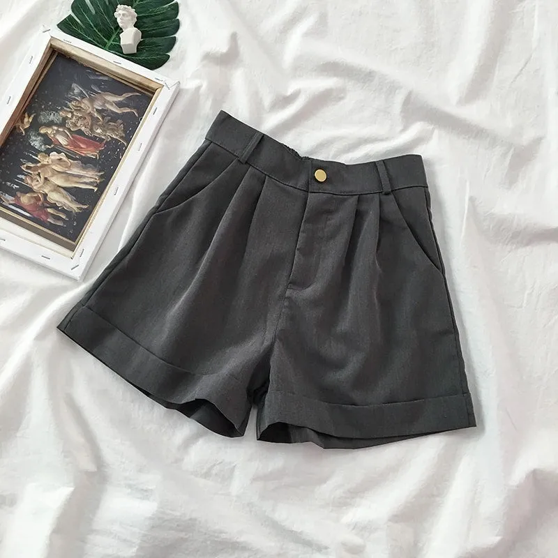 Japanese High-Waisted Shorts