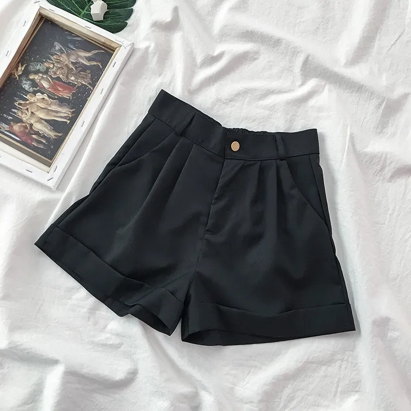 Japanese High-Waisted Shorts
