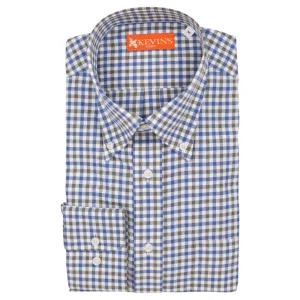 Kevin's Finest Blue/Gray Tattersall Shirt