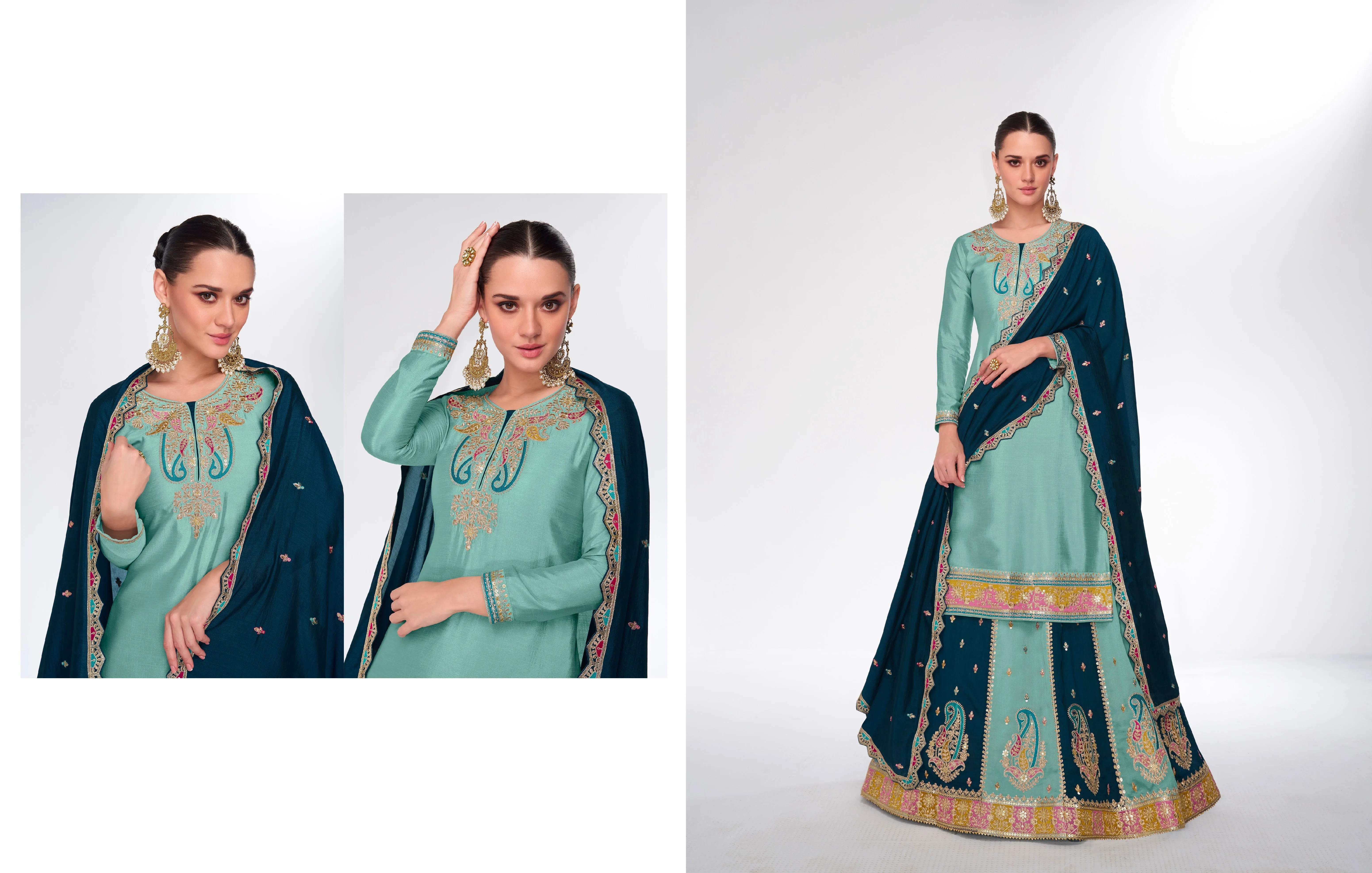 Luxurious Designer Silk Salwar Suit for Weddings