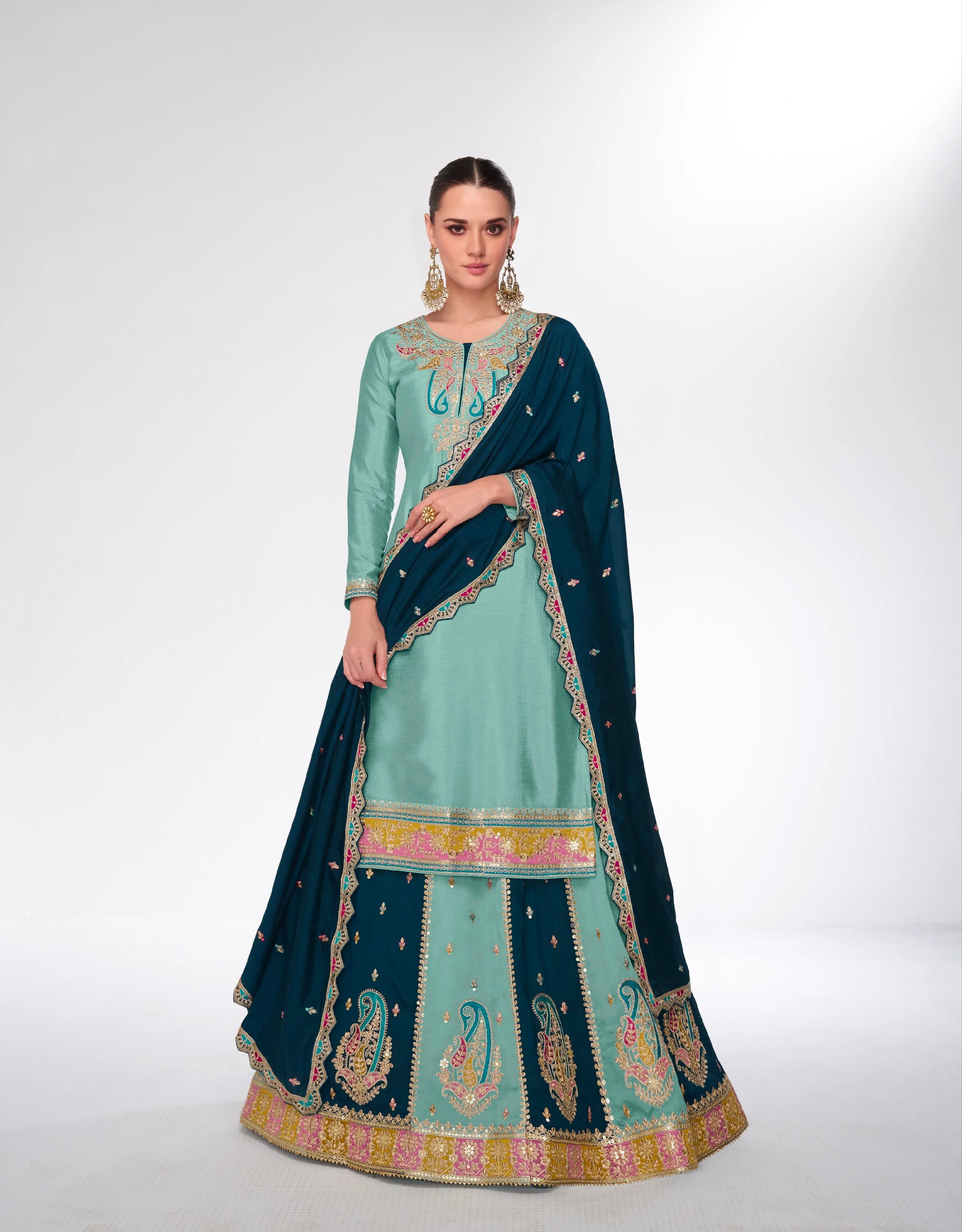Luxurious Designer Silk Salwar Suit for Weddings