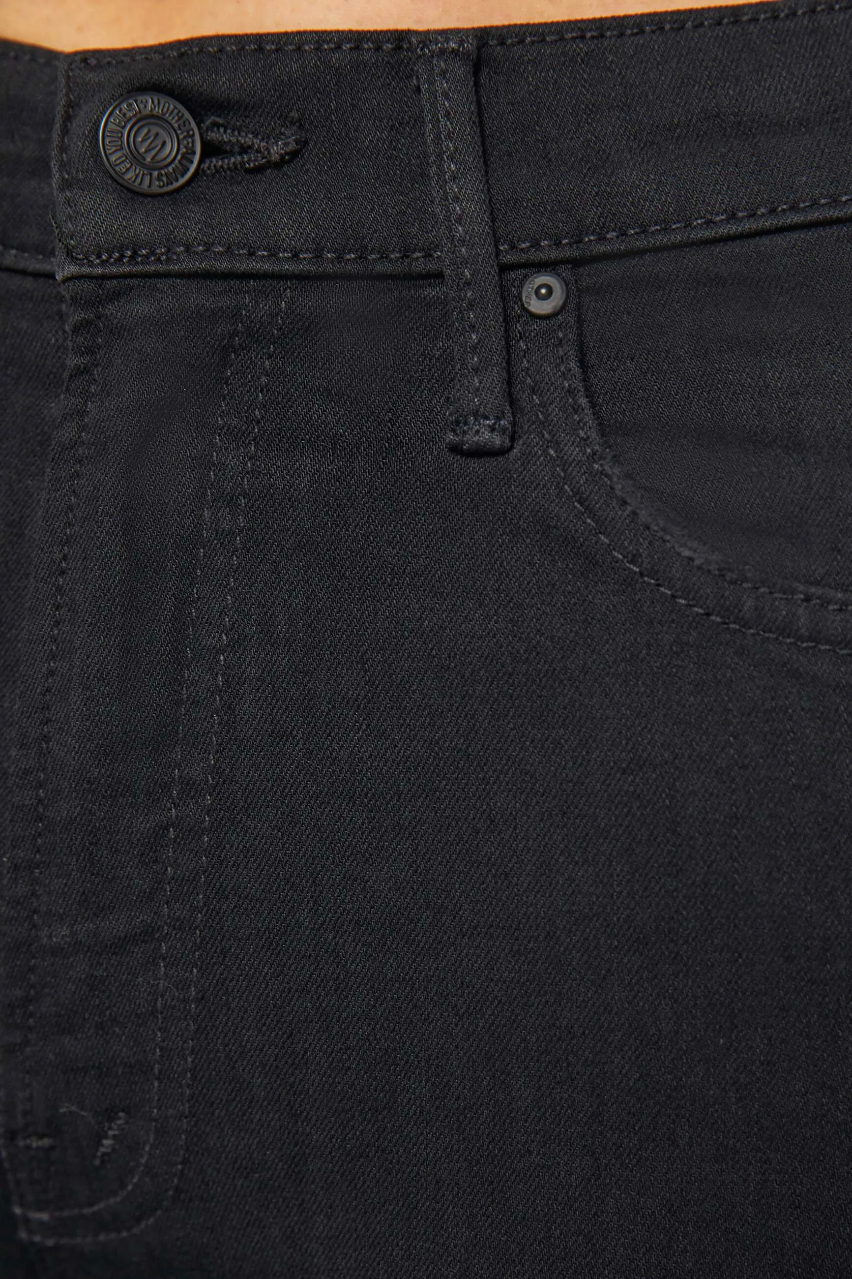 Mother Insider Crop Step Fray