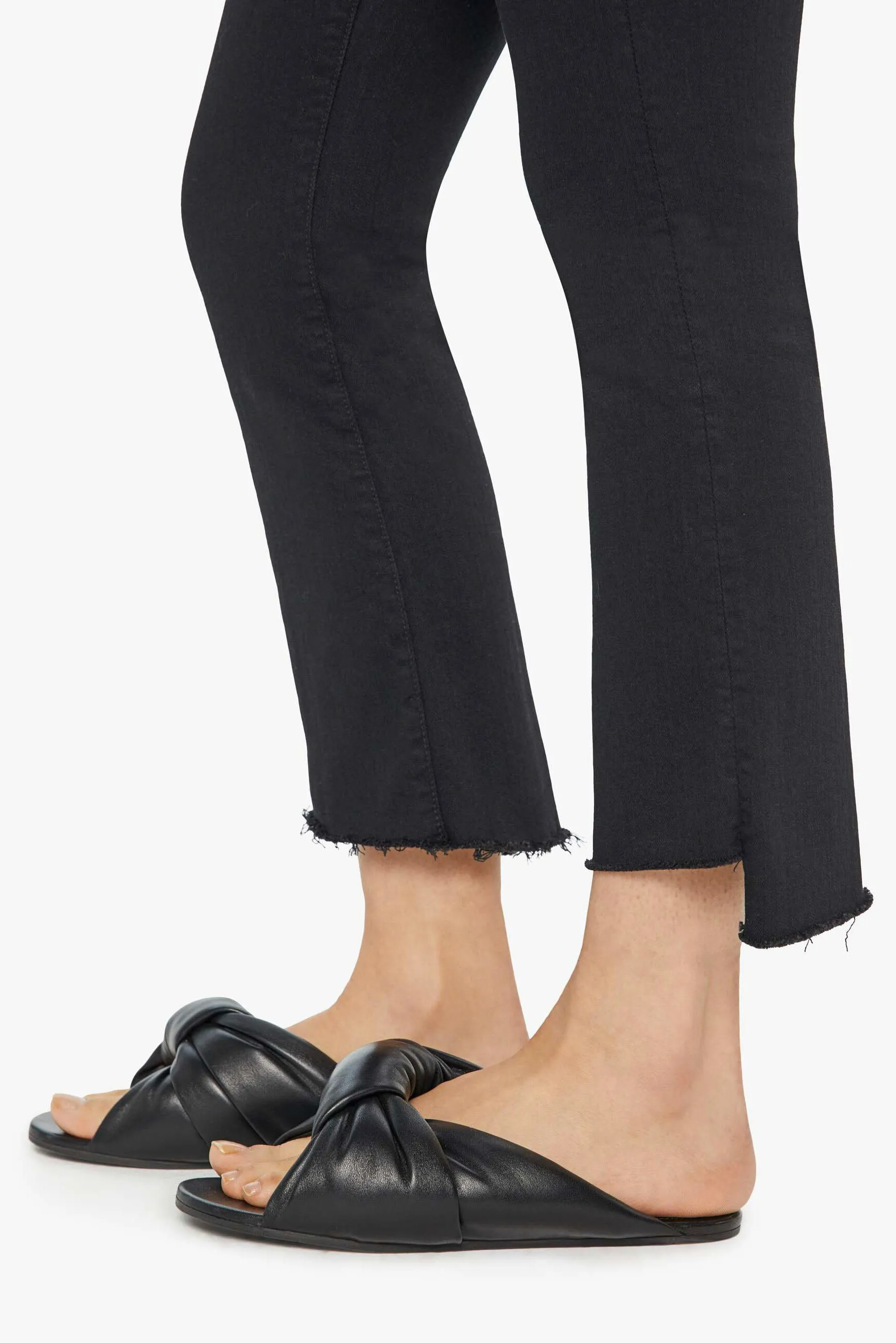Mother Insider Crop Step Fray