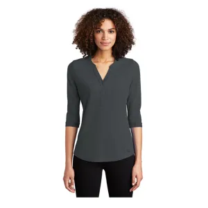 OGIO ® Ladies Jewel Henley - Diesel Grey
