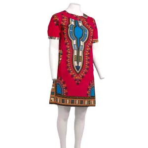 Pink Dashiki Dress
