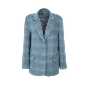 Pre Order:  Decorative Buttons Notched Collar Blazer