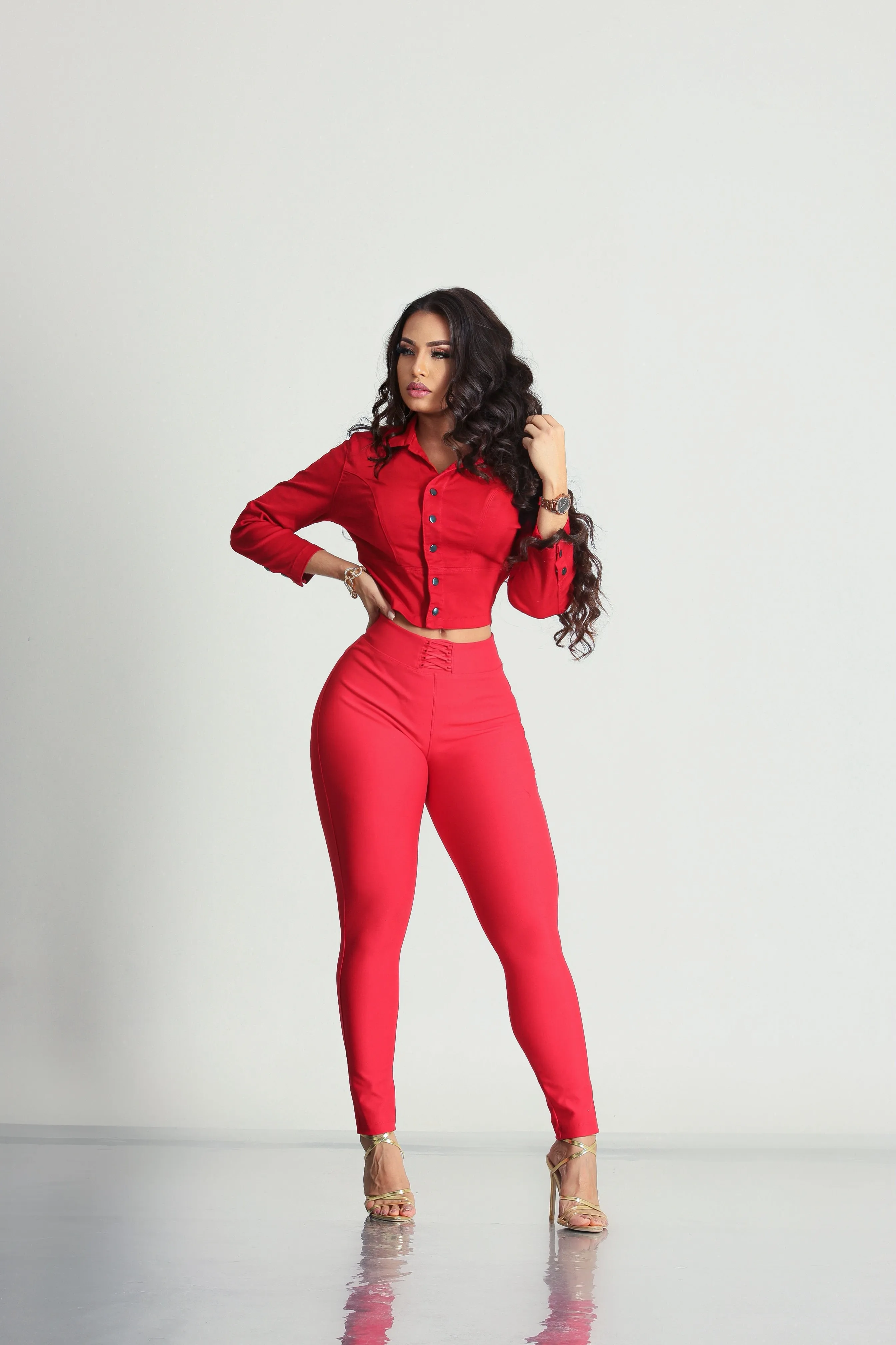 Rhero Women's High Waisted  Pants with Butt Lift 11836