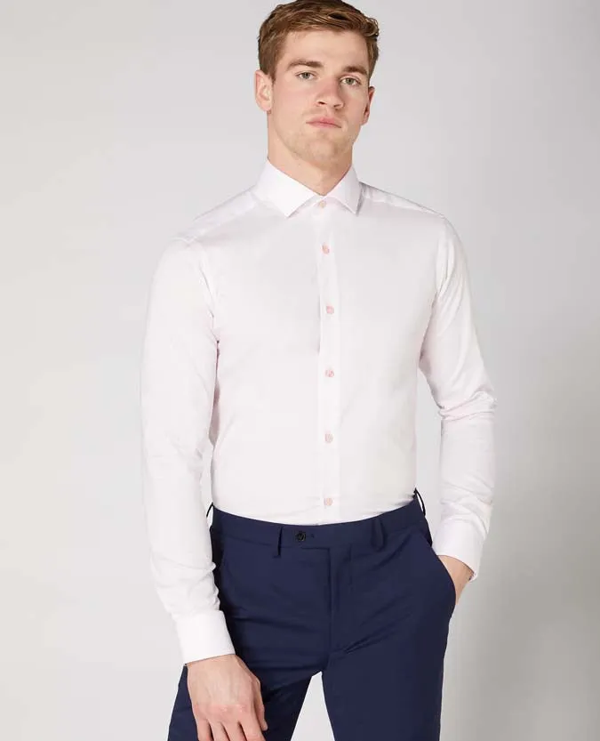 Slim Fit Cotton Stretch Shirt