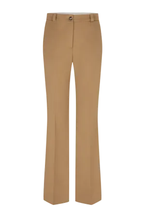 Tailored High Waisted Pants l Camel