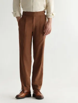 TAN HIGH WAISTED PANTS