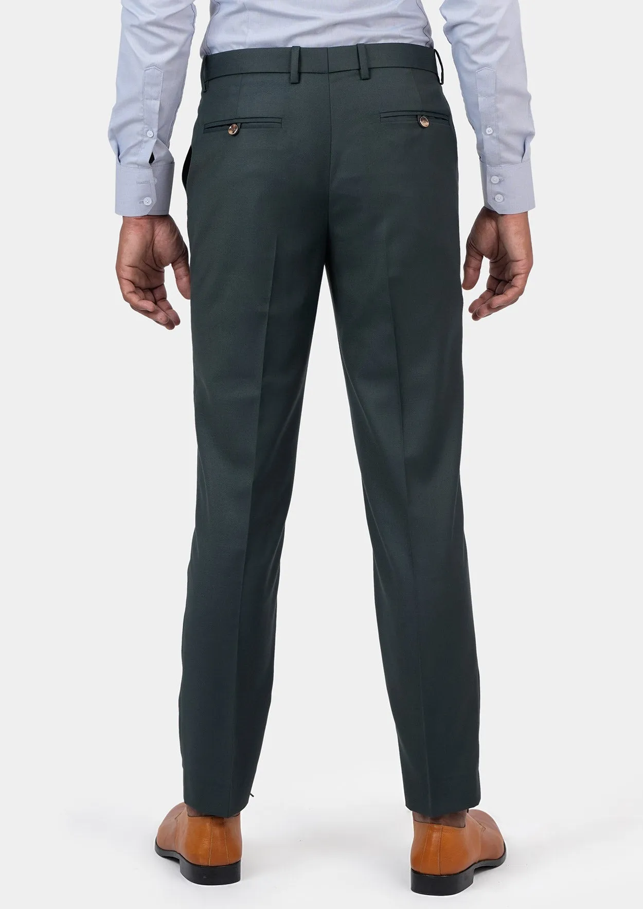 Vintage Green Twill Pants