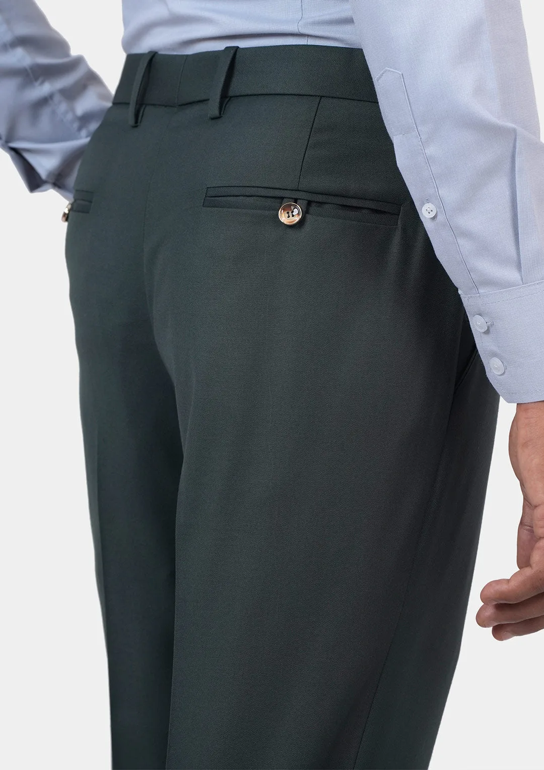 Vintage Green Twill Pants