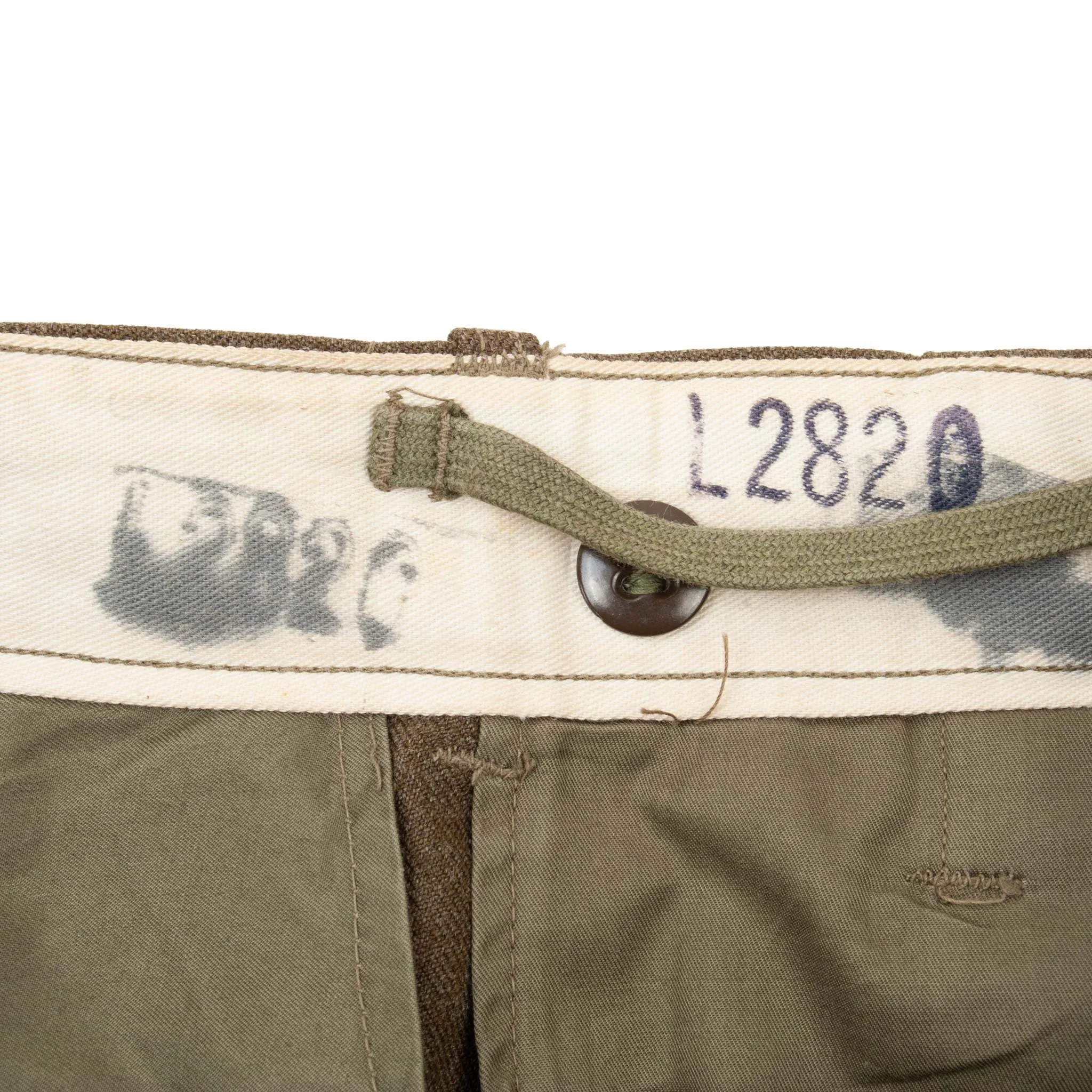 VINTAGE US ARMY M51 FIELD WOOL TROUSERS PANTS 1960S VIETNAM WAR SIZE 29X31